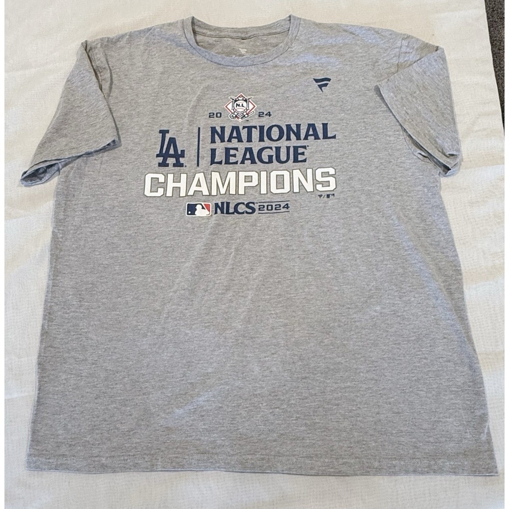MLB T-shirt Los Angeles Dodgers National League Champions Fanatics NLCS  Size XL